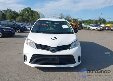 2018 Toyota Sienna L 7 Passenger from USA, damaged, VIN 5TDZZ3DC2JS939328